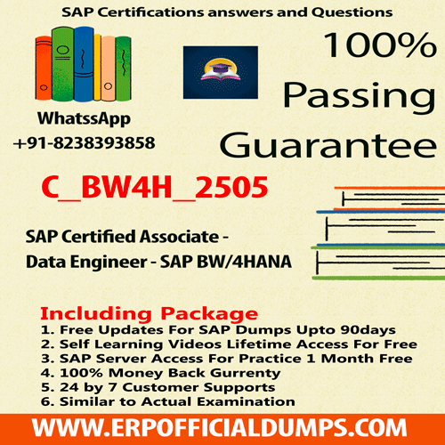 Sap certified associate data engineer sap bw 4hana Certification Questions