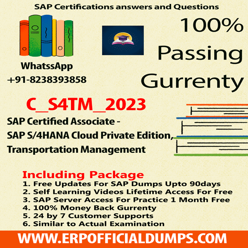 SAP TM Certification Questions C_S4TM_2023