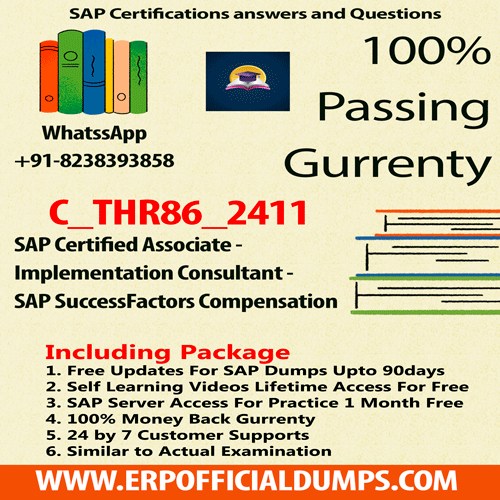 SAP SuccessFactors Compensation Certification Exam C_THR86_2411