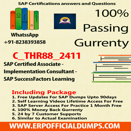 SAP SuccessFactors Learning Certification C_THR88_2411