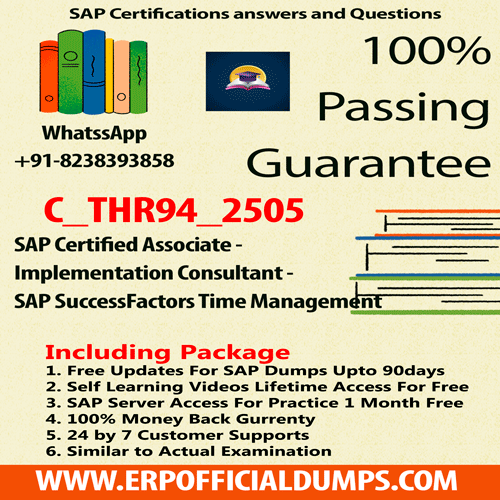 SAP SuccessFactors Time Management Certification