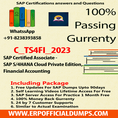 sap s4 hana finance certification C_TS4FI_2023